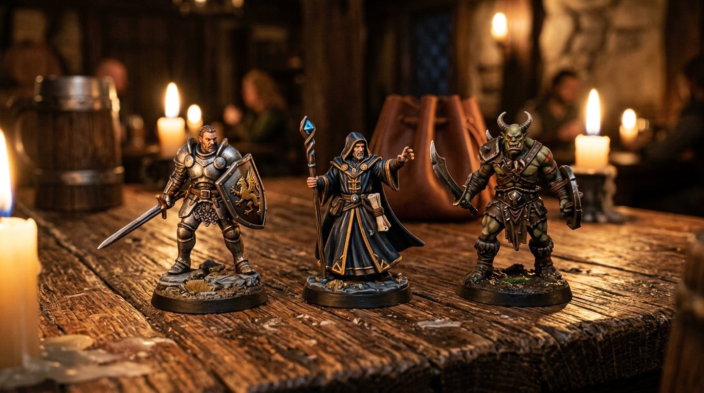 Miniaturas de RPG Pintadas